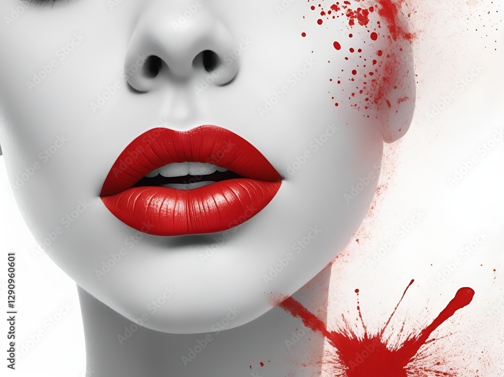 Obraz premium Red Lips
