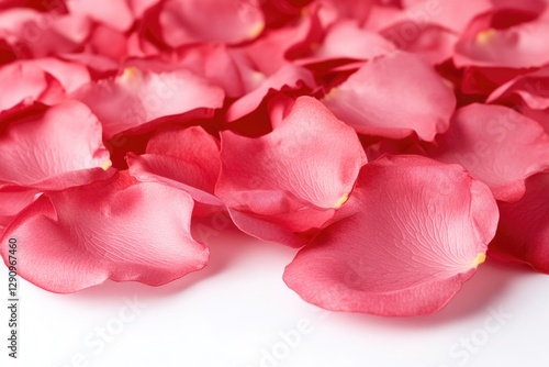 Wallpaper Mural Close-up of delicate pink petals on a white surface Torontodigital.ca