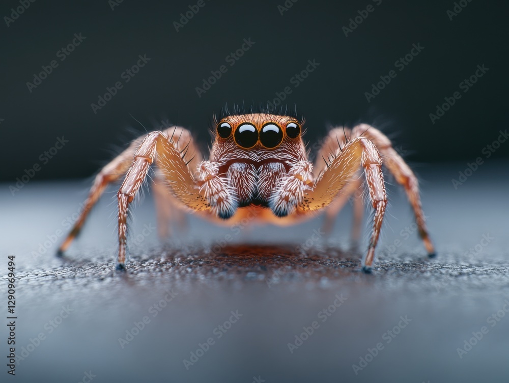 Macro Photo of a Jumping Spider