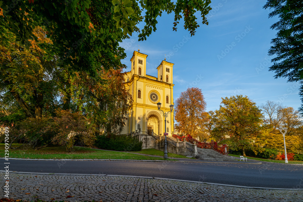Catholic Church of the Assumption of the Virgin Mary in Marianske Lazne (Marienbad) - Czech Republic