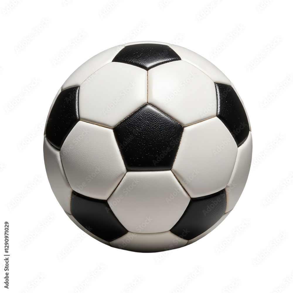 Fototapeta premium Soccer ball with a transparent background