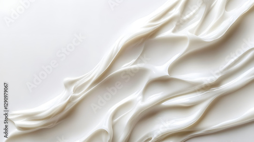 Gentle abstract white background with no objects to advertise face or hair cream or cosmetics
