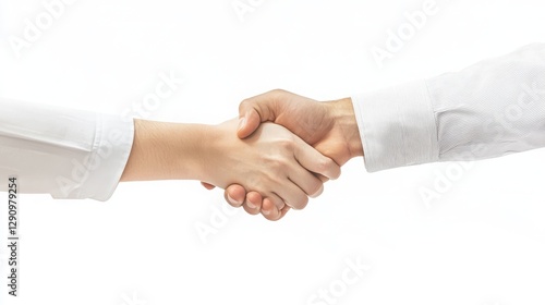 Wallpaper Mural banner materials, posters, presentation materials. two hands shaking each other on a white background and for text spacing Torontodigital.ca