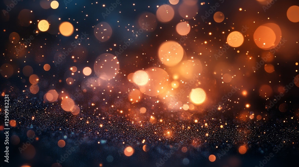 Bright Light Flares on Abstract Background, Generative AI Bright Light Flares on Abstract Background, Generative AI
