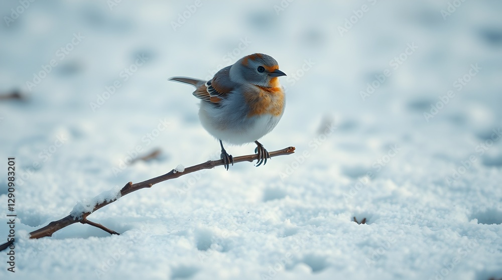 Bird on Winter Snow: Wildlife Footprints and Braving the Challenges of the Frosty Hunt Season Bird on Winter Snow: Wildlife Footprints and Braving the Challenges of the Frosty Hunt Season