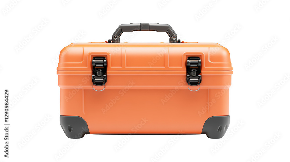 Rugged orange hard case for ultimate protection and secure storage of delicates protective Rugged orange hard case for ultimate protection and secure storage of delicates protective