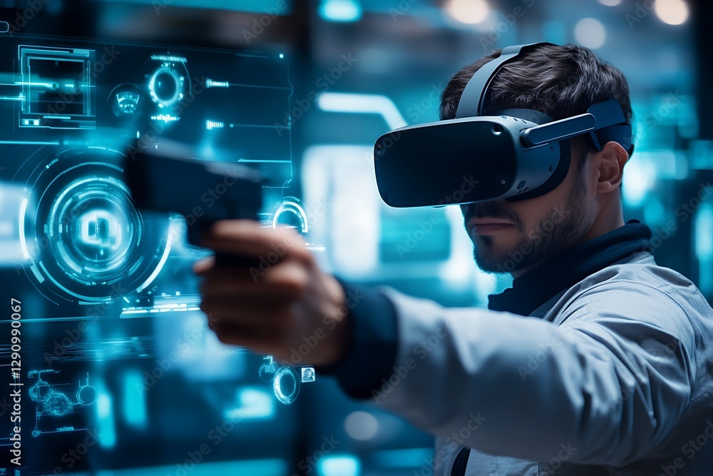 VR Experience: Futuristic Gaming Simulation VR Experience: Futuristic Gaming Simulation