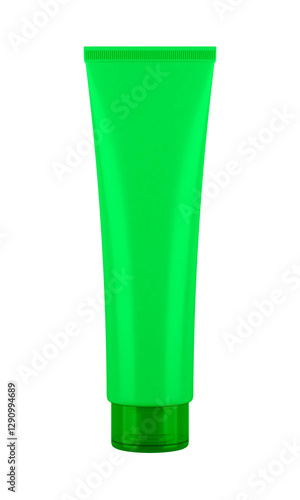 Product mock up TUBE. Blank packaging for cosmetic products, cream or lotion, tooth paste, hair gel, paint, sauce. 3D illustration isolated on white background