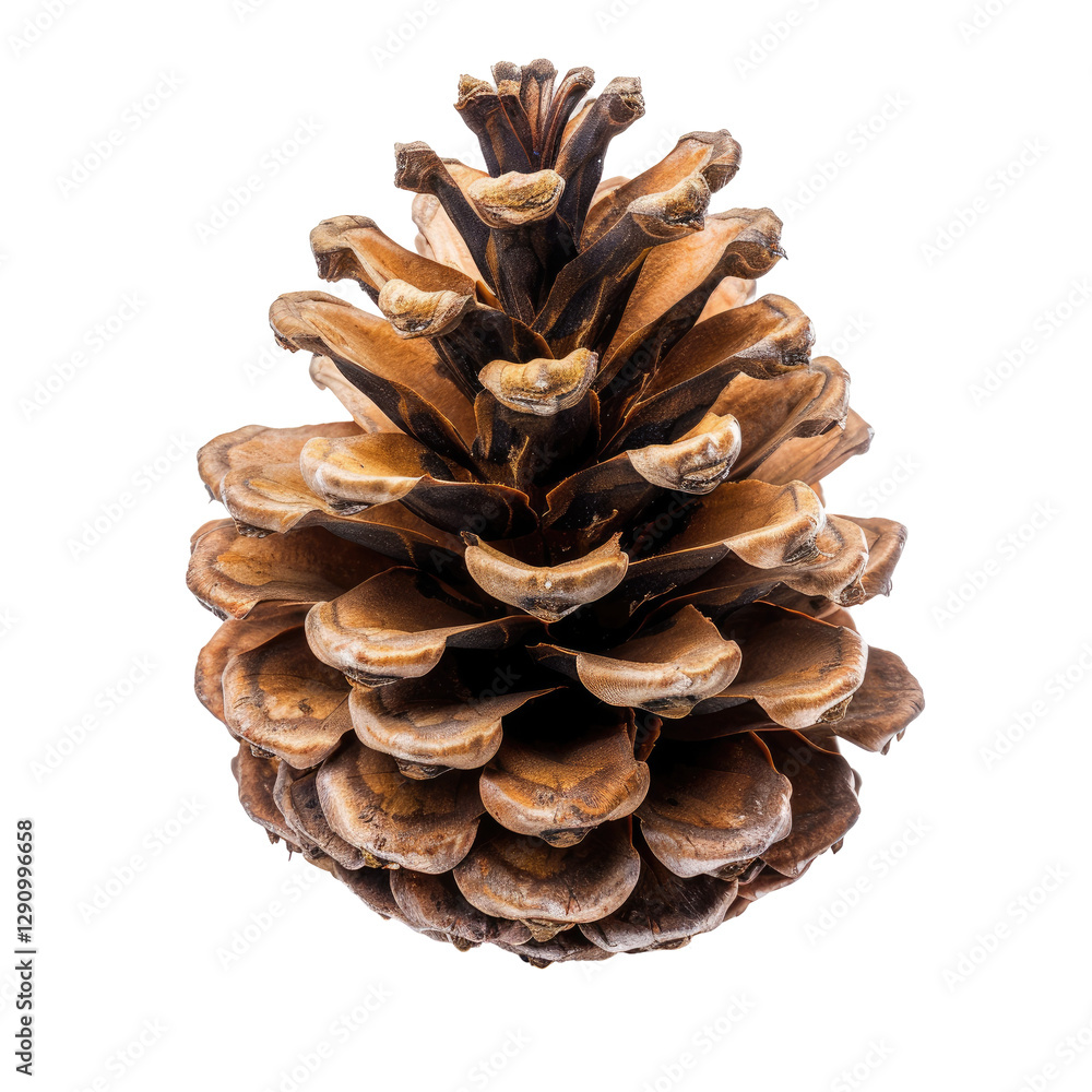 Pine Cone Isolated On Black Background. Macro, Close Up, Studio Shot. Pine Cone Isolated On Black Background. Macro, Close Up, Studio Shot.