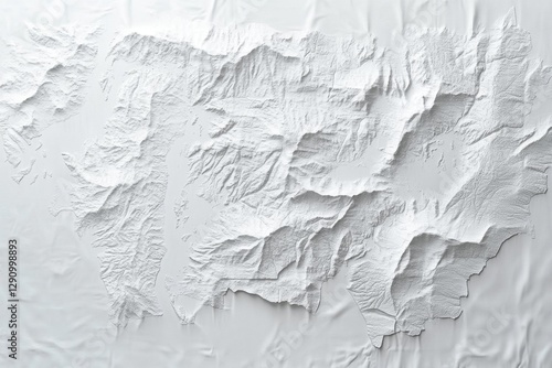 Abstract white textured mountain range backdrop