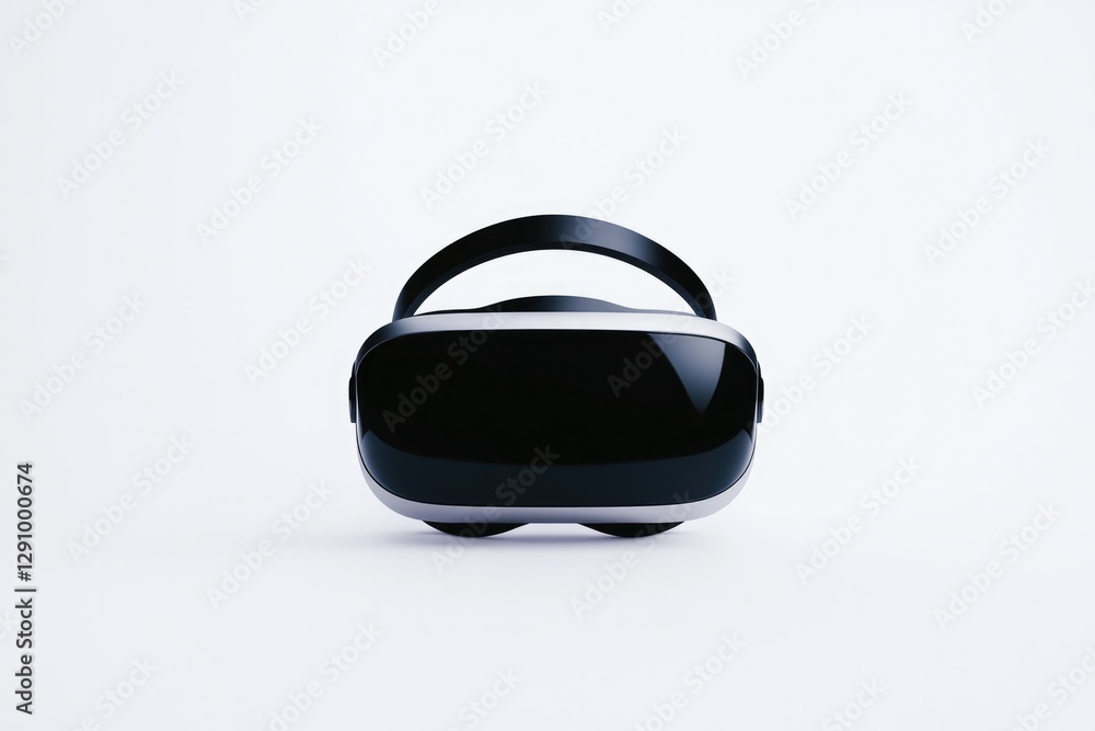 Sleek virtual reality headset showcasing innovative design and t