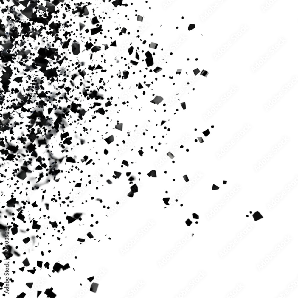 Abstract Black and White Geometric Chaos Energetic Movement Abstract Black and White Geometric Chaos Energetic Movement