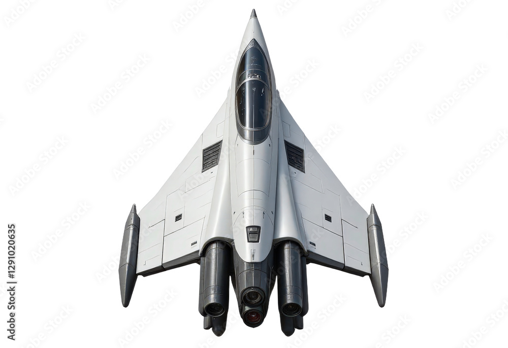 Futuristic Spaceship with Transparent Background Futuristic Spaceship with Transparent Background
