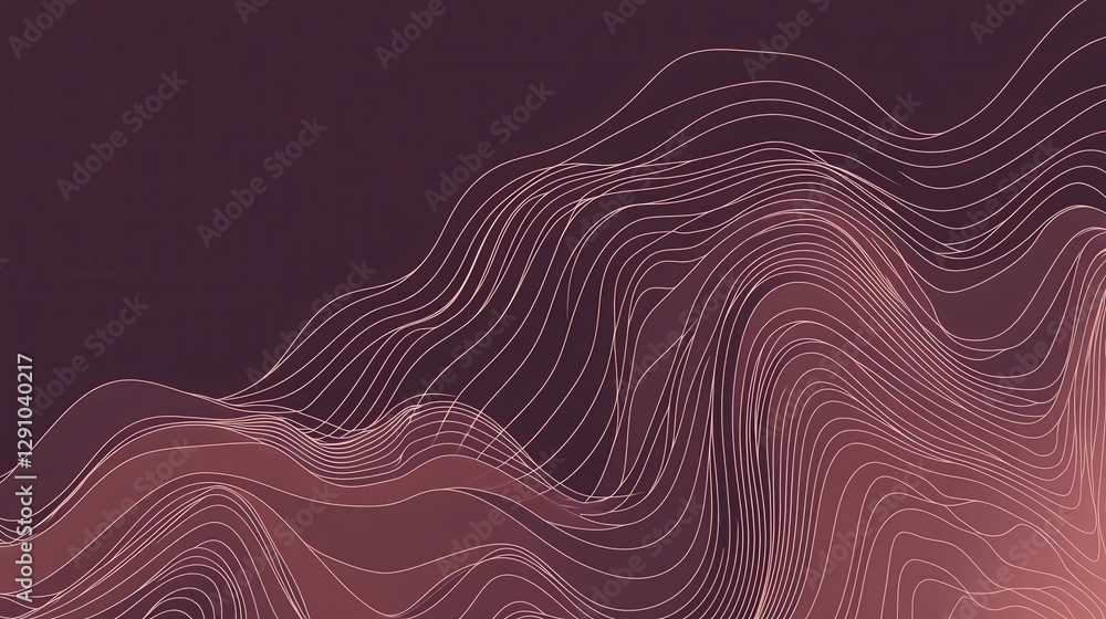Abstract Lines in Soft Tones, A Stunning Visual Design Abstract Lines in Soft Tones, A Stunning Visual Design