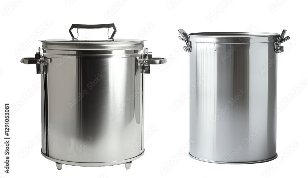 A Stainless Steel Sterilization Pot Used in Mushroom Farming A Stainless Steel Sterilization Pot Used in Mushroom Farming