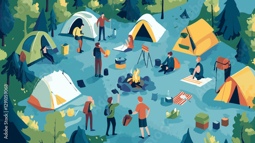 mountaineering camp