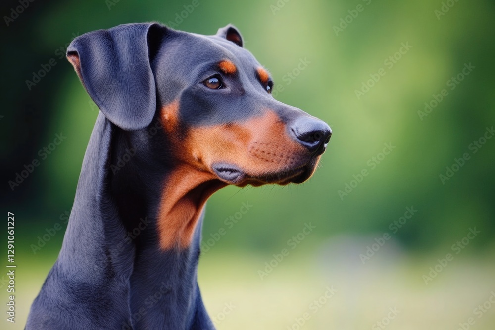 Φωτογραφία A blurred background and a furry friend up close, perfect for pet-related conten