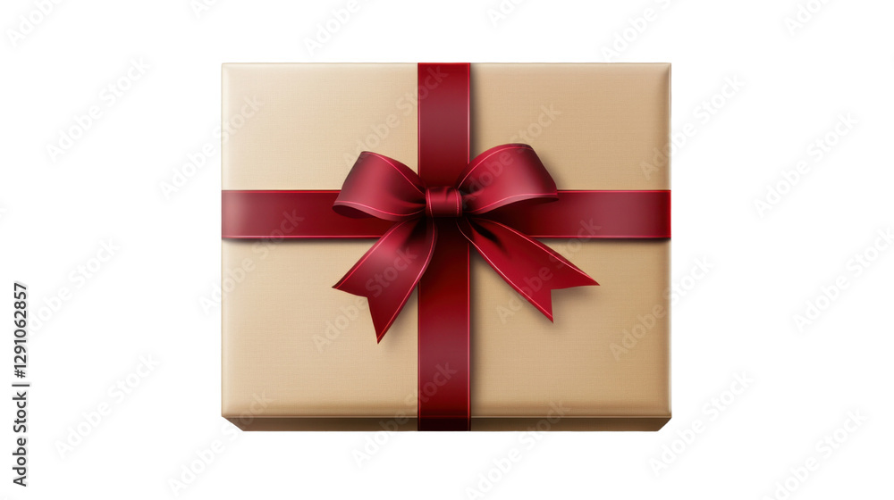 gift box with red ribbon isolated on transparent background gift box with red ribbon isolated on transparent background