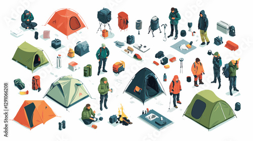mountaineering camp