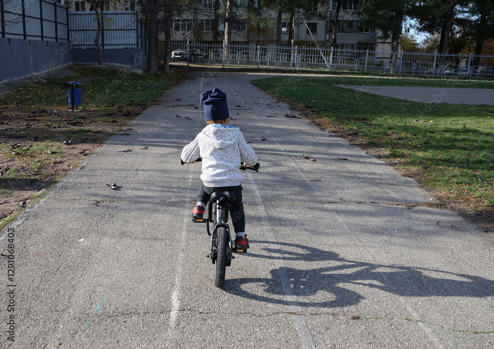 baby on a bike