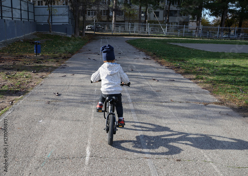baby on a bike