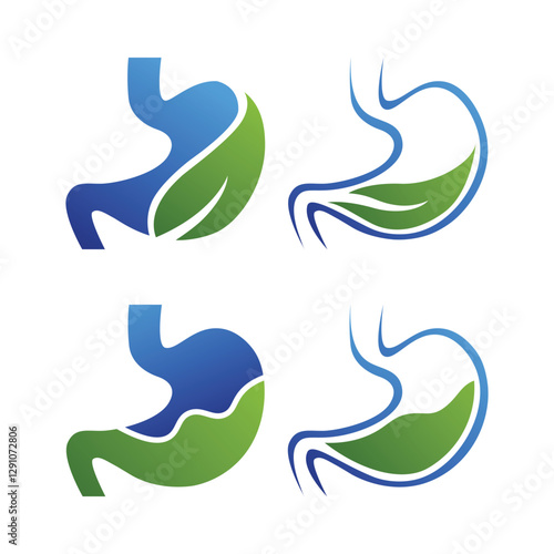 Stomach Care Logo Vector Illustration