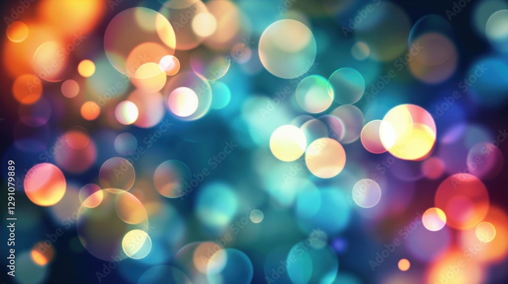 Fototapeta premium Immerse in the Enigmatic Allure of Abstract Bokeh Backgrounds