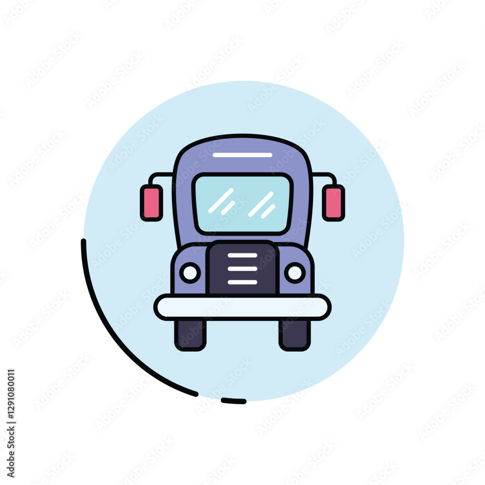 School Bus Vector icon School Bus Vector icon