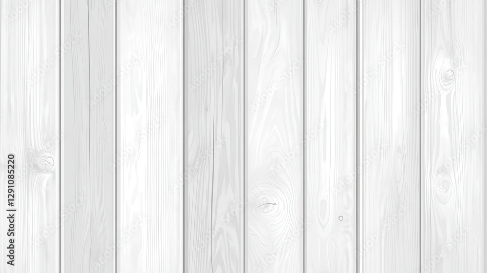 Obraz premium Stunning White Wooden Plank Background for Interior Design. Perfect for Wallpaper, Wall Decor, and Home Improvement Projects.