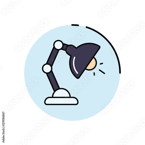 Study Lamp Vector icon