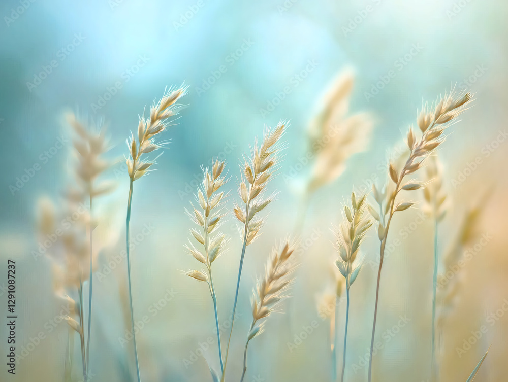 Ethereal Grass Blades in Soft Focus Ethereal Grass Blades in Soft Focus