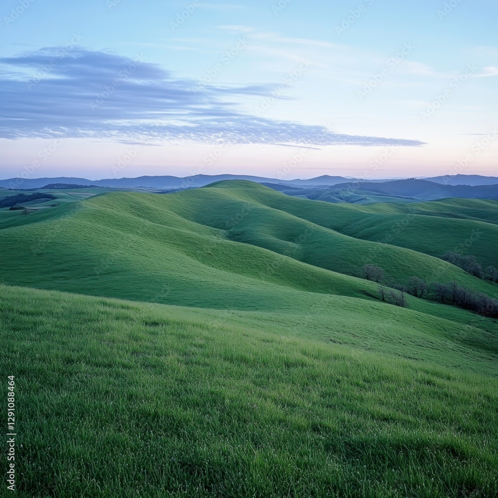 Obraz premium Tuscan Hills at Dawn
