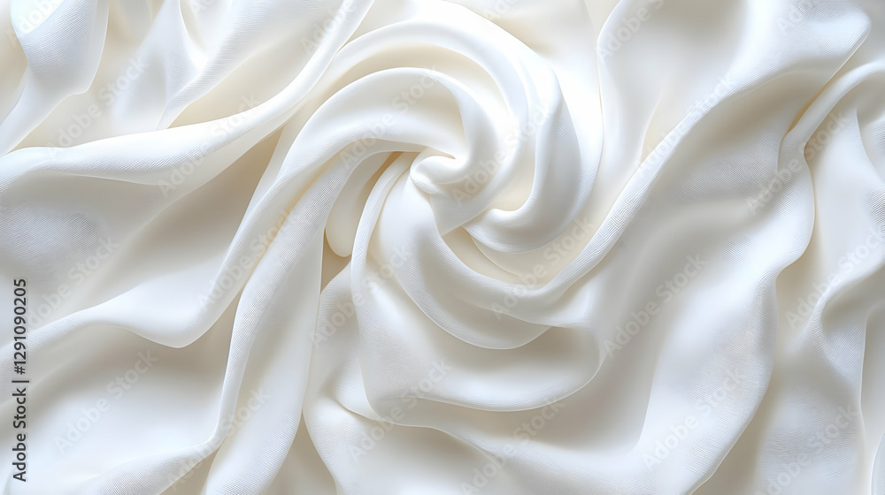 White fabric swirl texture background White fabric swirl texture background