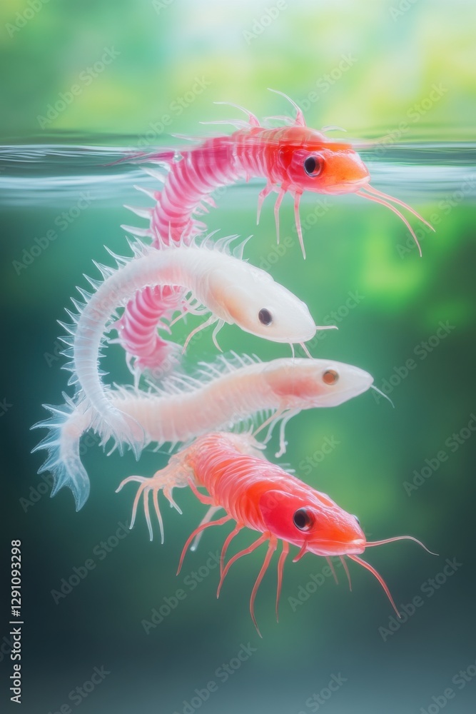 Parasitic reproduction methods in aquatic animals showcasing survival strategies and life cycles Parasitic reproduction methods in aquatic animals showcasing survival strategies and life cycles