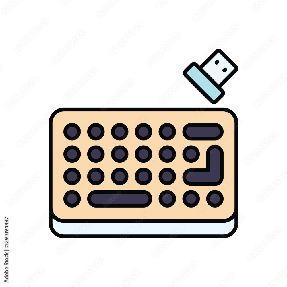 Keyboard Vector icon Keyboard Vector icon