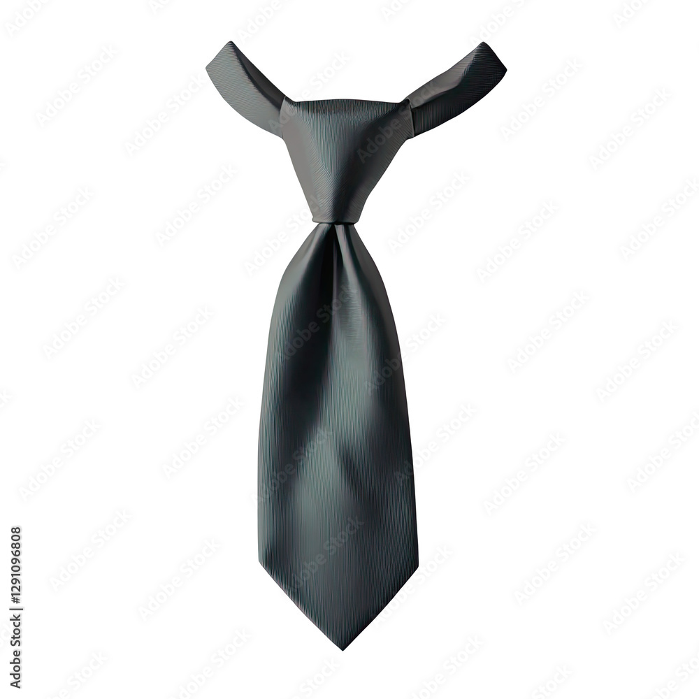 A sleek black tie hanging elegantly, symbolizing professionalism and formal attire for business settings. A sleek black tie hanging elegantly, symbolizing professionalism and formal attire for business settings.