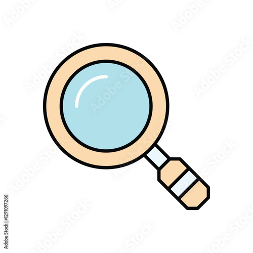 Magnifying Glass Vector icon