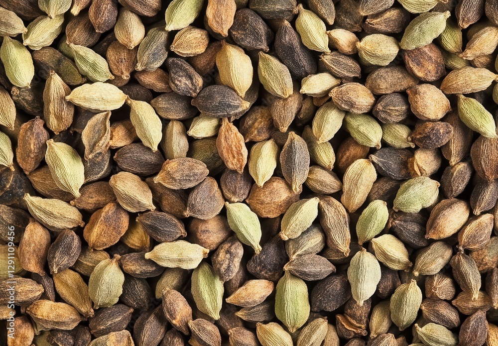 A Close-Up Exploration of Various Seeds Displaying Unique Textures and Colors in Detail A Close-Up Exploration of Various Seeds Displaying Unique Textures and Colors in Detail
