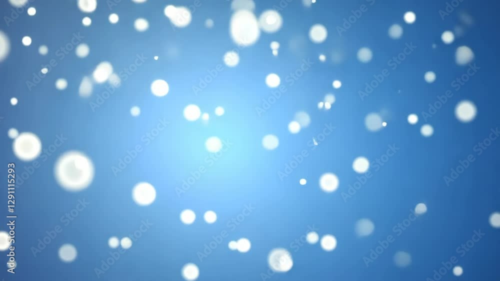 abstract blue bokeh particles on soft background abstract blue bokeh particles on soft background
