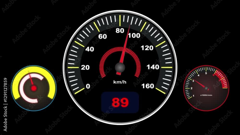 Speedometer Dashboard - Vehicle Performance Gauge Display
Speedometer Dashboard - Vehicle Performance Gauge Display