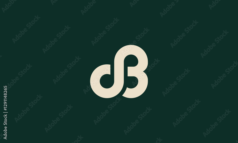 Initial Letter dB Intersected Monogram Logo
Initial Letter dB Intersected Monogram Logo