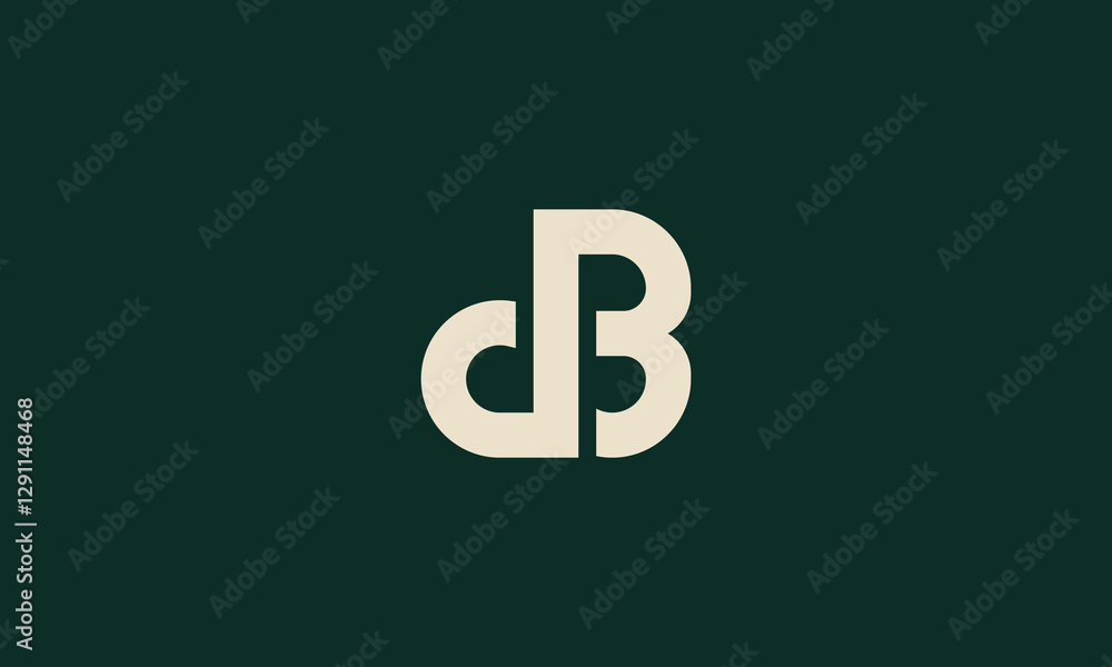 Initial Letter dB Intersected Monogram Logo
Initial Letter dB Intersected Monogram Logo