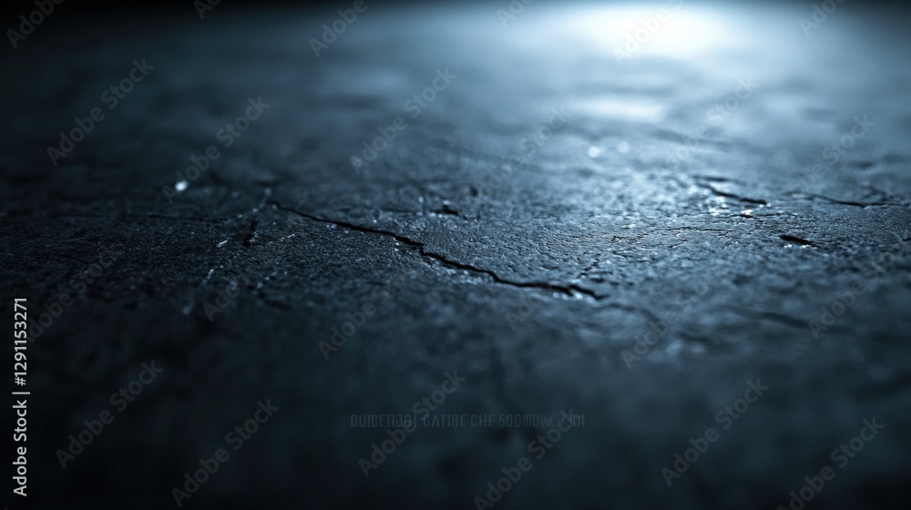 Obraz premium Abstract Blue Concrete Surface with Crack