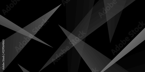 Abstract black tringle diamond shapes background. Abstract black and grey geometric triangle background design for poster, banner,  shades tringle background Vector Illustration.