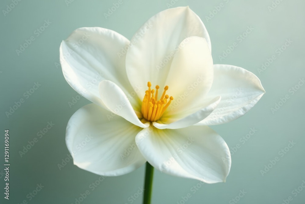 Fototapeta premium Delicate white Oldenlandia capitellata petals unfolding, flowers, petals, unfolding
