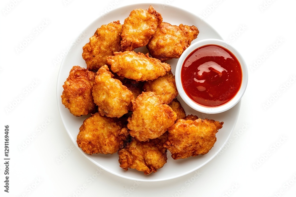 Crispy Fried Chicken Nuggets with Sweet and Spicy Dipping Sauce Recipe Crispy Fried Chicken Nuggets with Sweet and Spicy Dipping Sauce Recipe