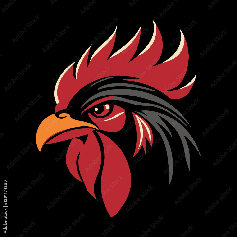 Rooster Silhouette Logo Bold and Classic Design Chicken Silhouette Logo vector Farm Fresh Branding Vector Graphic Rooster Silhouette Logo Bold and Classic Design Chicken Silhouette Logo vector Farm Fresh Branding Vector Graphic