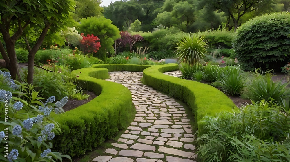 Obraz premium path in garden