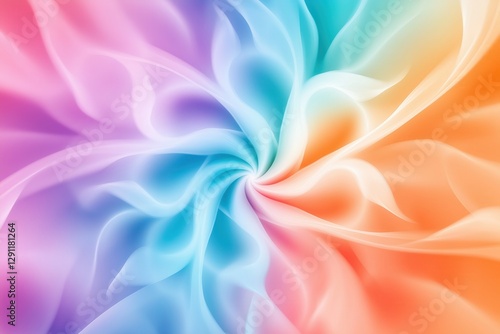 Wallpaper Mural Abstract Circular Mandala Pattern in Soft Pastel Colors for Creative Projects Torontodigital.ca