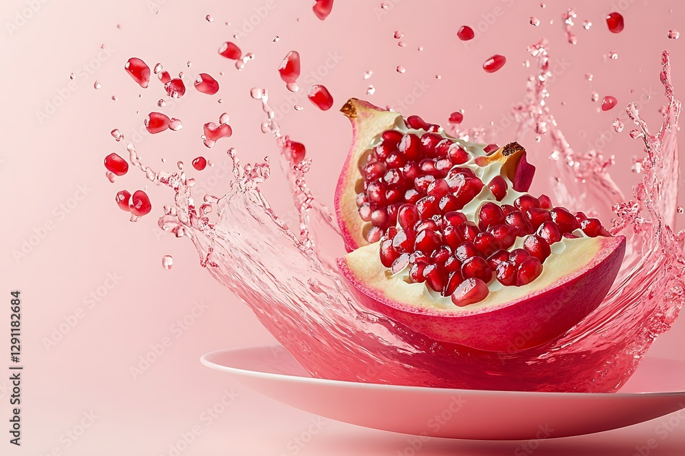 Pomegranate Splash - A Burst of Freshness